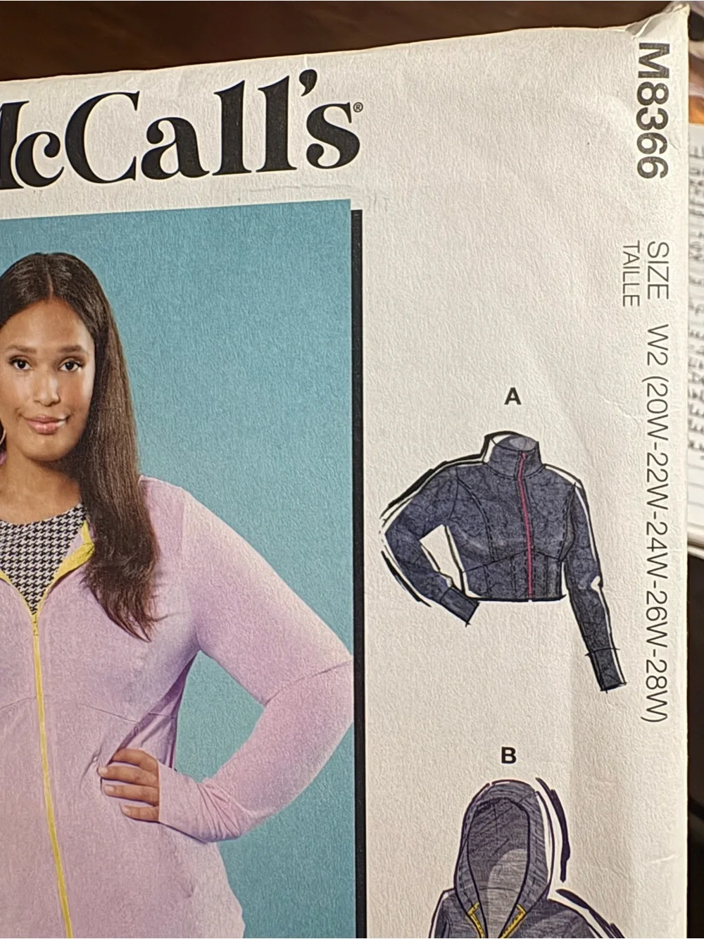 BN UNCUT McCall's 8366 W2 PLUS SIZE SEWING PATTERNS